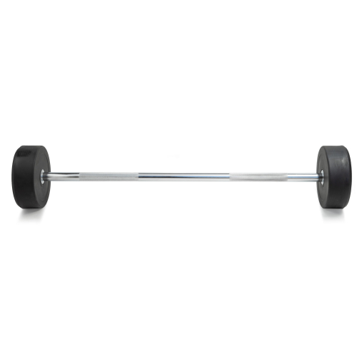 Штанга неразборная обрезиненная 30 кг. Прямой гриф. VictoryFit VF-DX4300