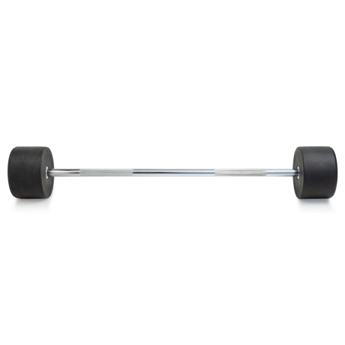 Штанга неразборная обрезиненная 40 кг. Прямой гриф. VictoryFit VF-DX4400