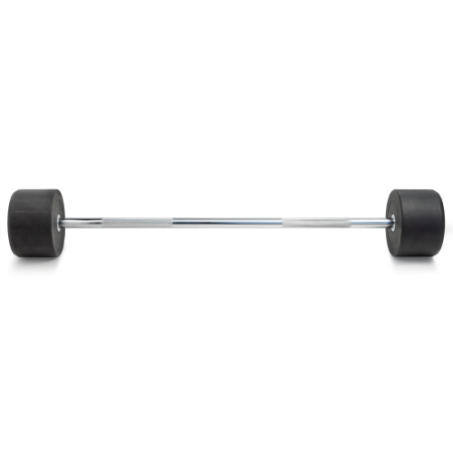 Штанга неразборная обрезиненная 50 кг. Прямой гриф. VictoryFit VF-DX4500