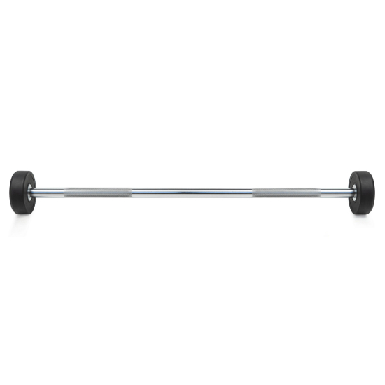 Штанга неразборная обрезиненная 7,5 кг. Прямой гриф. VictoryFit VF-DX4075