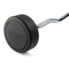 Штанга неразборная обрезиненная 25 кг. Изогнутый гриф. VictoryFit VF-DX5250