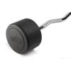 Штанга неразборная обрезиненная 45 кг. Изогнутый гриф. VictoryFit VF-DX5450