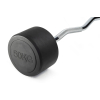 Штанга неразборная обрезиненная 50 кг. Изогнутый гриф. VictoryFit VF-DX5500