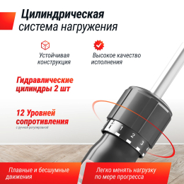 Гребной тренажер UNIX Fit гидравлический 320G