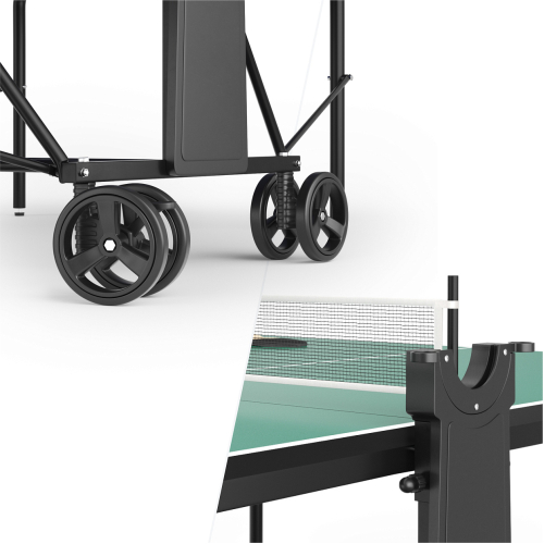 Теннисный стол UNIX Line Compact indoor 18mm MDF (Green)