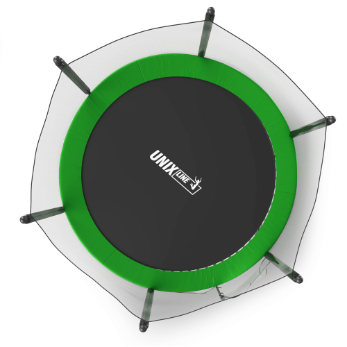 Батут UNIX Line Simple 8 ft Green (outside)