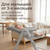 Стул для кормления UNIX Kids Torino светло-серый