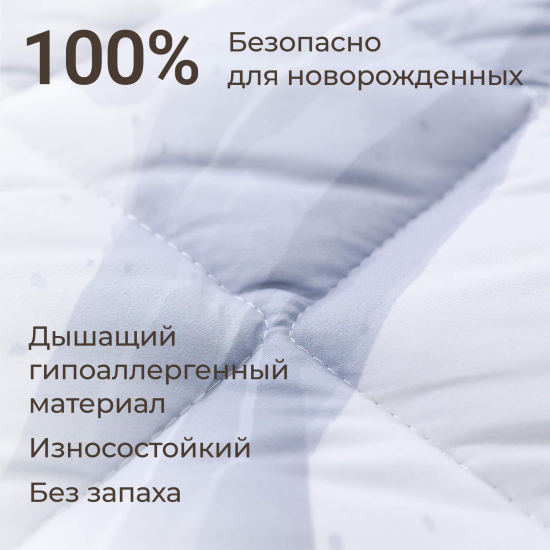 Коврик стеганный UNIX Kids Ocean / Океан 130x130 см
