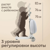 Самокат UNIX Kids Backpack Ocean / Океан с рюкзаком серый