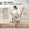 Поезд-качалка-беговел UNIX Kids Train / Поезд серый