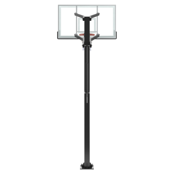 Баскетбольная стойка стационарная UNIX Line B-Stand-PC 72"x42" (180 х 105 см) R45 H230-305 см