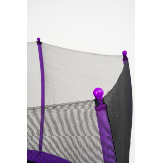 Батут пружинный с защитной сеткой Calviano 252 см - 8ft OUTSIDE master purple