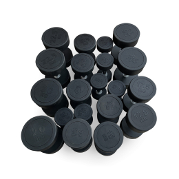 Гантель UNIX Fit PRO круглая обрезиненная 22,5 кг / шт.