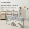 Игровой коврик складной UNIX Kids Traces / Следы 180x200 см коричневый