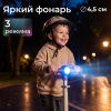 Самокат UNIX Kids Light с подсветкой, зеленый
