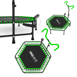 Батут спортивный UNIX Line FITNESS PRO (125 см) Green