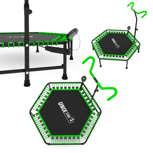 Батут спортивный UNIX Line FITNESS PRO (125 см) Green