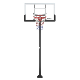 Баскетбольная стойка стационарная UNIX Line B-Stand-TG 54"x32" R45 H230-305 см