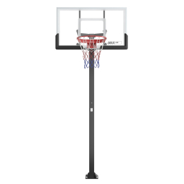 Баскетбольная стойка стационарная UNIX Line B-Stand-TG 54"x32" (140 х 80 см) R45 H230-305 см