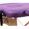 Массажный стол Atlas Sport складной 2-с 60 см деревянный + сумка в подарок (фиолетовый)