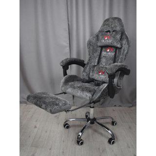 Вибромассажное кресло Calviano Amarone dark grey plush