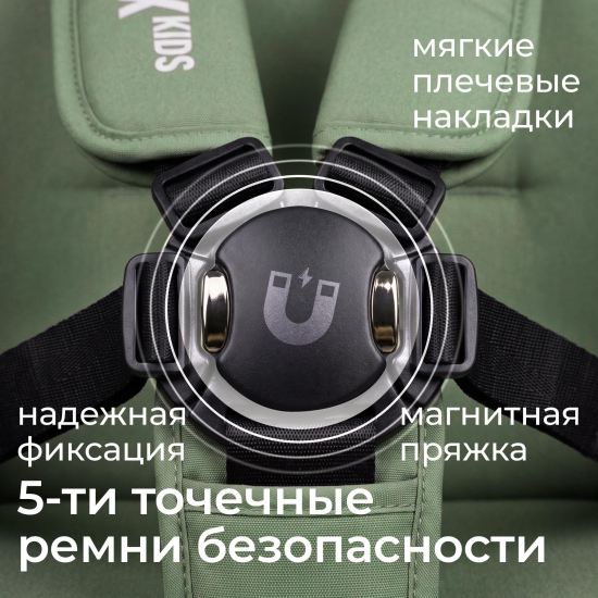 Коляска прогулочная UNIX Kids Verona / Верона зеленый
