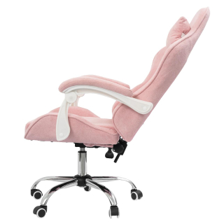 Вибромассажное кресло Calviano ASTI ULTIMATO pink fabric