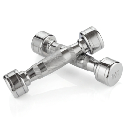 Набор гантелей хром (пары) от 1-10 кг VictoryFit VF-SET110-CR