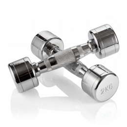 Набор гантелей хром (пары) от 1-10 кг VictoryFit VF-SET110-CR