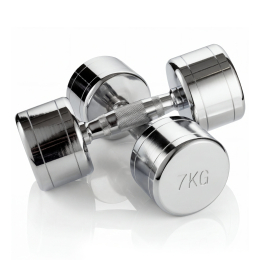 Набор гантелей хром (пары) от 1-10 кг VictoryFit VF-SET110-CR