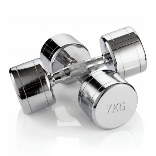 Набор гантелей хром (пары) от 1-10 кг VictoryFit VF-SET110-CR