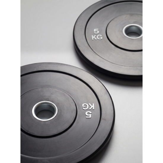Диск бамперный 51 мм. обрезиненный  5 кг (2 штуки)   VictoryFit VF-D51050-2