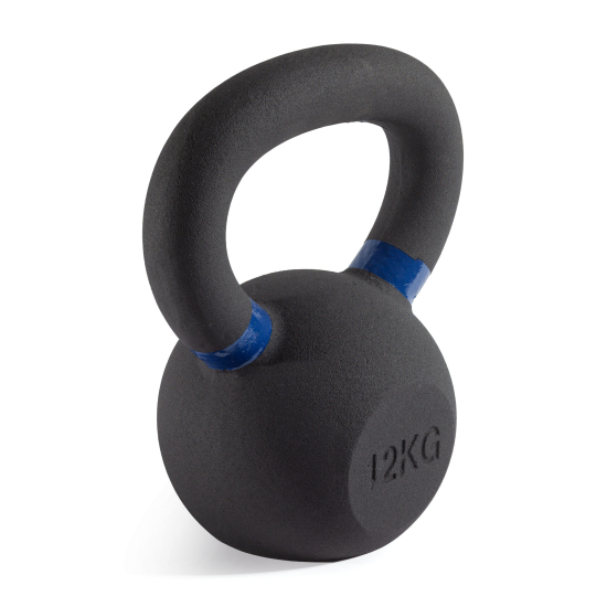 Гиря чугунная с цветным кольцом 12 кг (модель: К-3) VictoryFit VF-KCR120