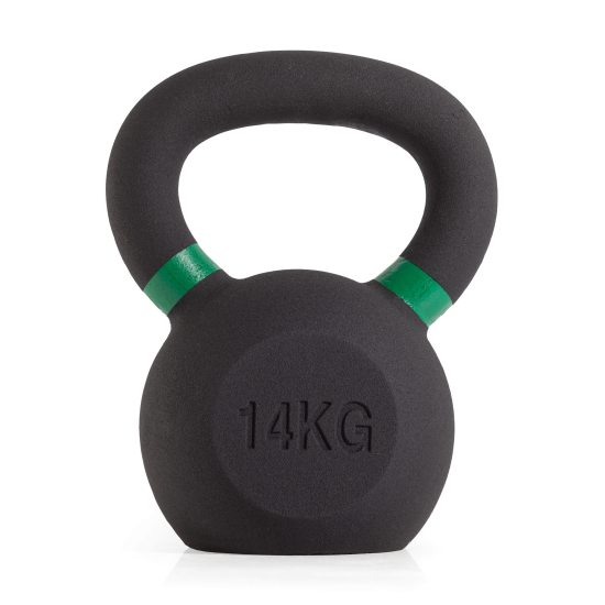 Гиря чугунная с цветным кольцом 14 кг (модель: К-3) VictoryFit VF-KCR140