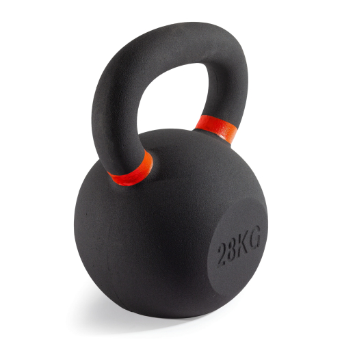 Гиря чугунная с цветным кольцом 28 кг (модель: К-3) VictoryFit VF-KCR280