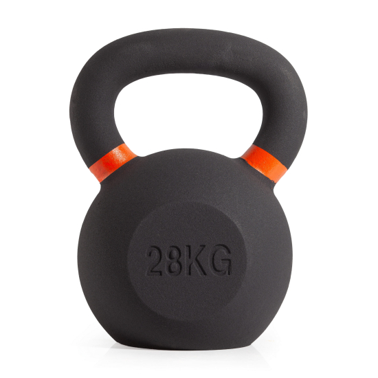 Гиря чугунная с цветным кольцом 28 кг (модель: К-3) VictoryFit VF-KCR280