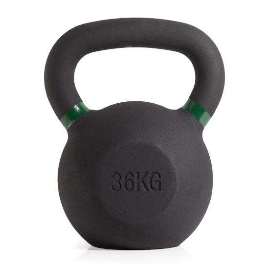 Гиря чугунная с цветным кольцом 36 кг (модель: К-3) VictoryFit VF-KCR360