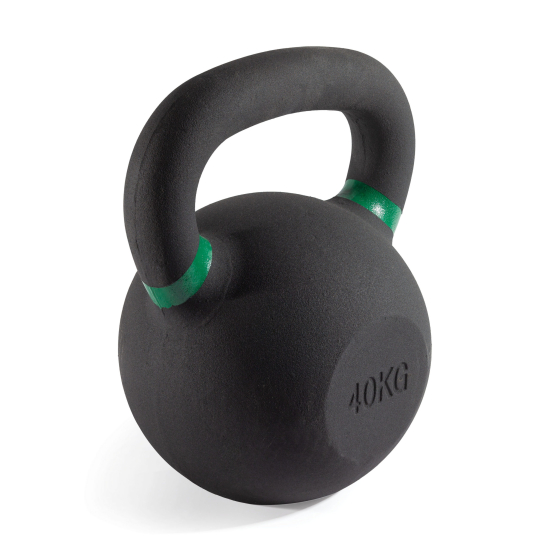 Гиря чугунная с цветным кольцом 40 кг (модель: К-3) VictoryFit VF-KCR400