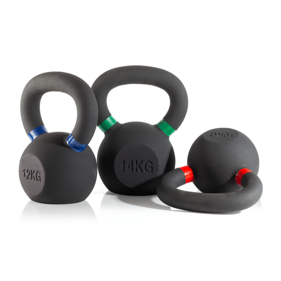 Гиря чугунная с цветным кольцом 36 кг (модель: К-3) VictoryFit VF-KCR360