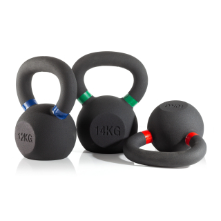 Гиря чугунная с цветным кольцом 2 кг (модель: К-3) VictoryFit VF-KCR020