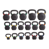 Гиря чугунная с цветным кольцом 12 кг (модель: К-3) VictoryFit VF-KCR120
