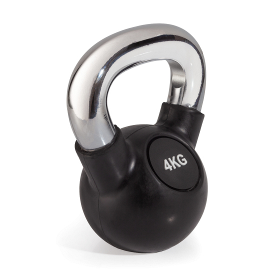Гиря с резиновым покрытием 4 кг (модель: К-6) VictoryFit VF-KRU040