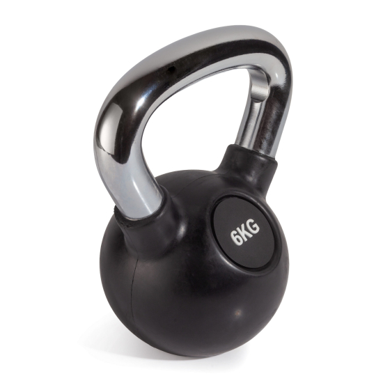 Гиря с резиновым покрытием 6 кг (модель: К-6) VictoryFit VF-KRU060