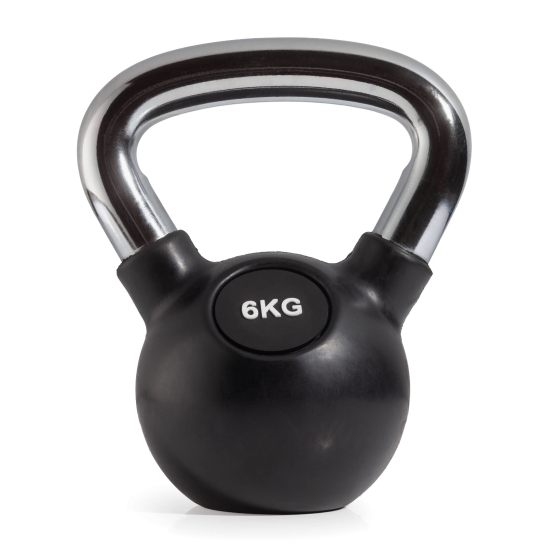 Гиря с резиновым покрытием 6 кг (модель: К-6) VictoryFit VF-KRU060