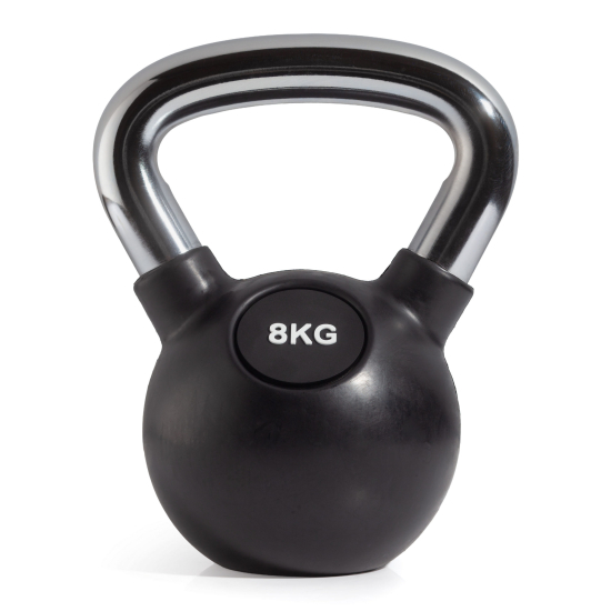 Гиря с резиновым покрытием 8 кг (модель: К-6) VictoryFit VF-KRU080