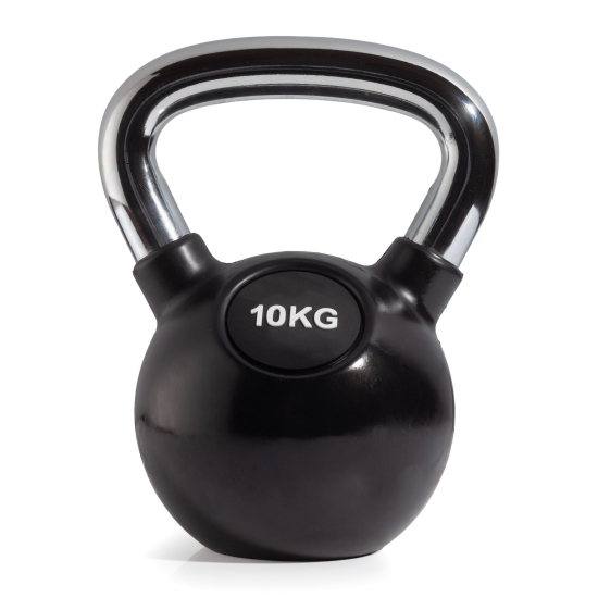 Гиря с резиновым покрытием 10 кг (модель: К-6) VictoryFit VF-KRU100