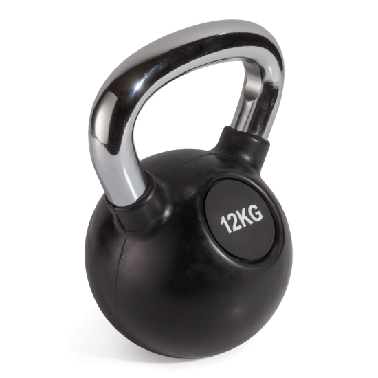 Гиря с резиновым покрытием 12 кг (модель: К-6) VictoryFit VF-KRU120