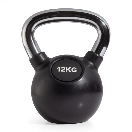 Гиря с резиновым покрытием 12 кг (модель: К-6) VictoryFit VF-KRU120