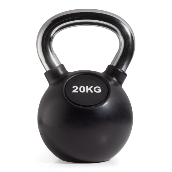 Гиря с резиновым покрытием 20 кг (модель: К-6) VictoryFit VF-KRU200