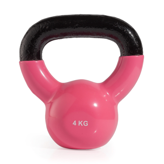 Гиря чугунная винил 4 кг (модель: К-4) VictoryFit VF-KV040